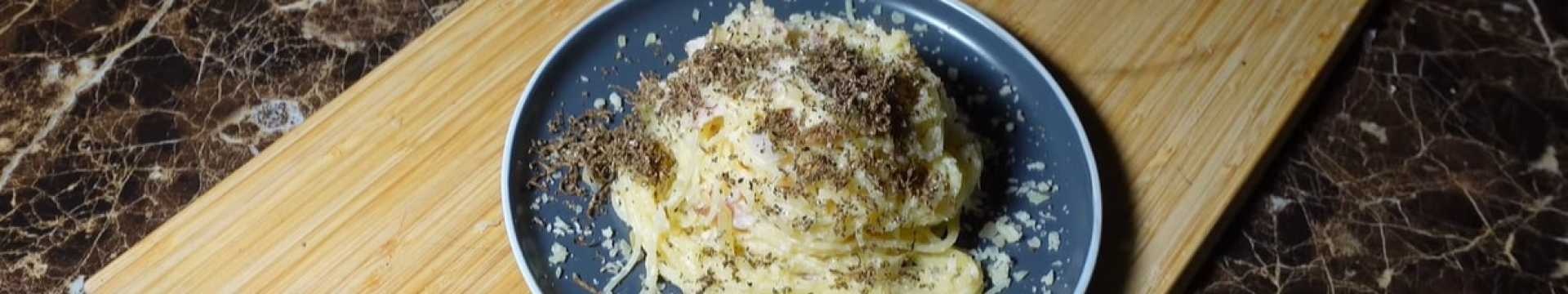 Spaghettis aux truffes noires