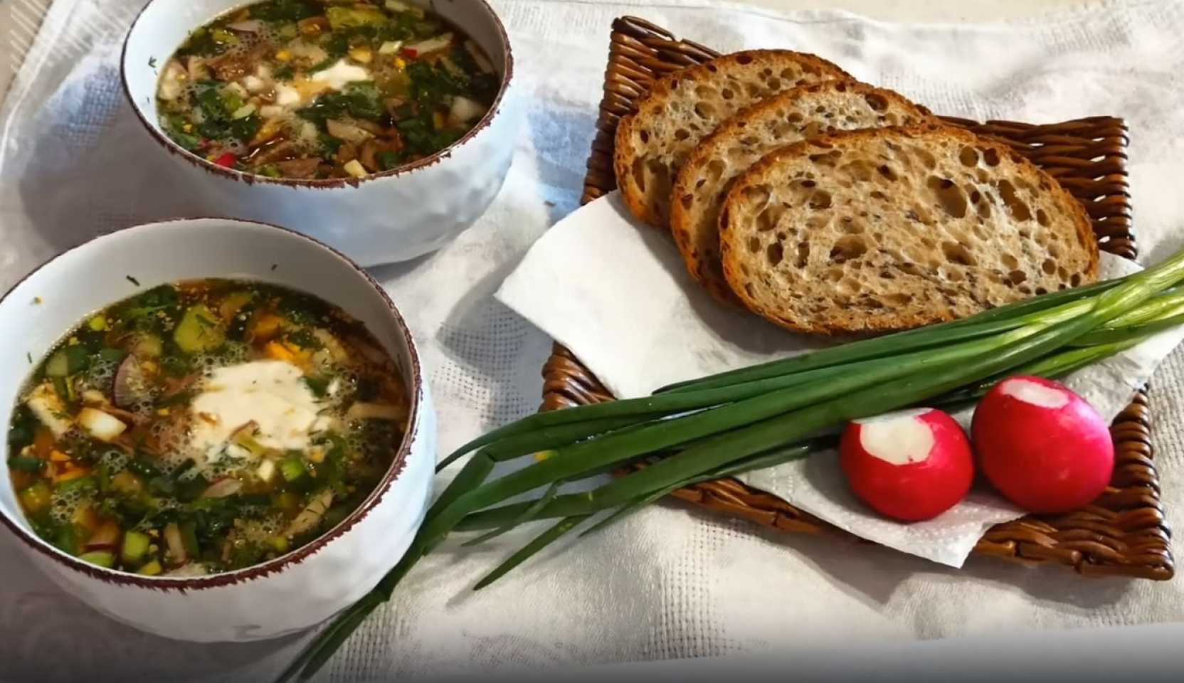 Image du plat : Okroshka au bœuf et au kvas