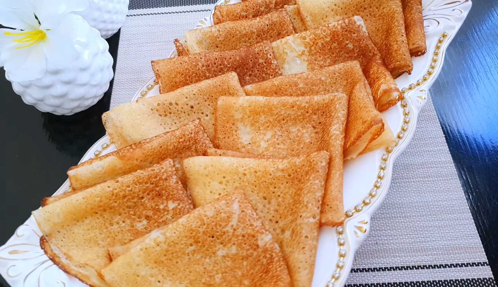 Image du plat : Crêpes sans soda ni lait
