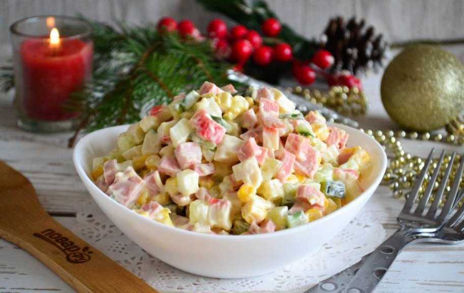 Recette : Salade de crabe aux saucisses