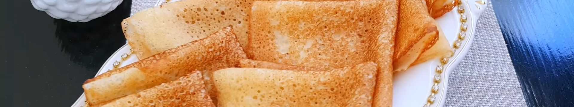 Crêpes sans soda ni lait