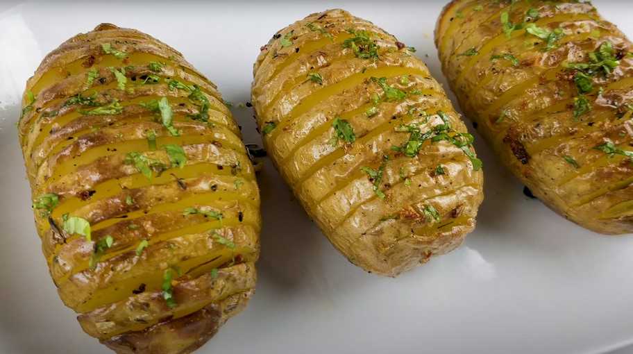 Recette : Pommes de terre Hasselback au four