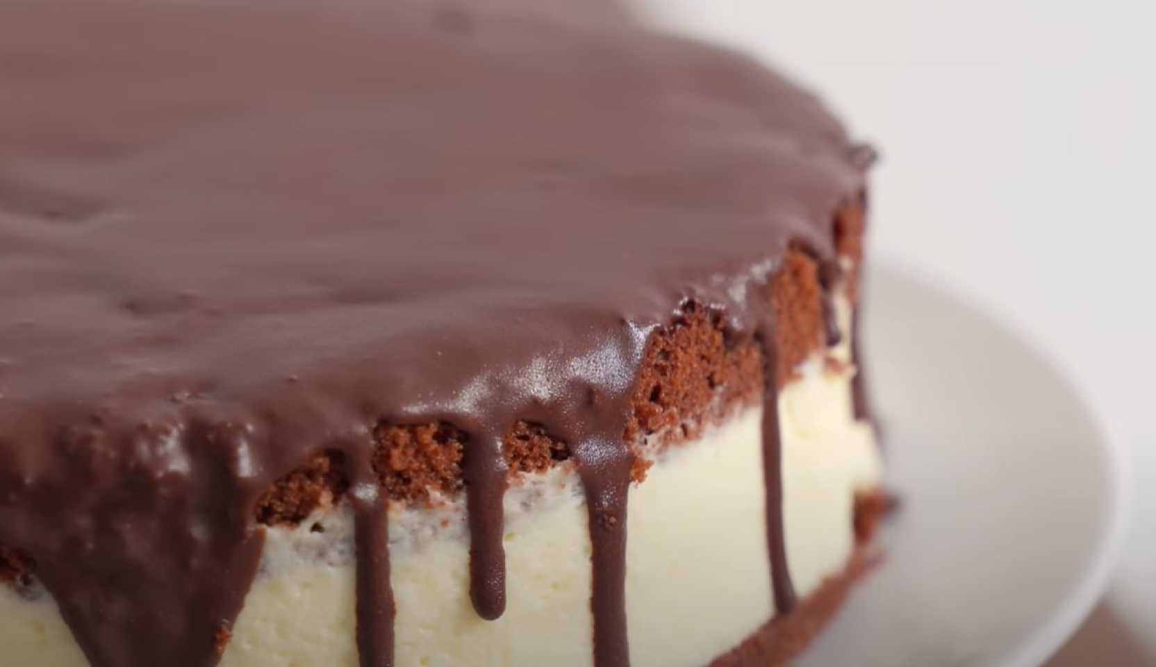Image du plat : Gâteau au chocolat avec du chocolat fondant