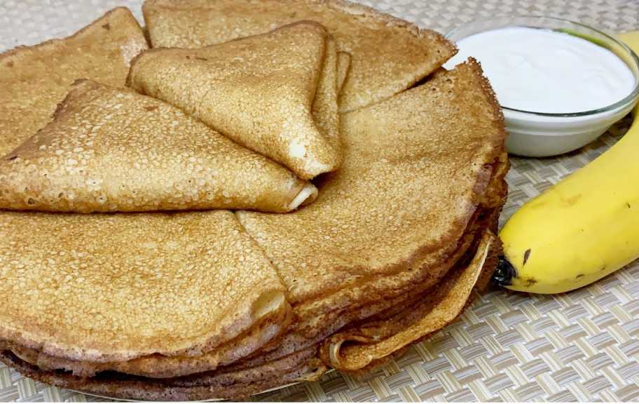 Recette : Crêpes à la banane