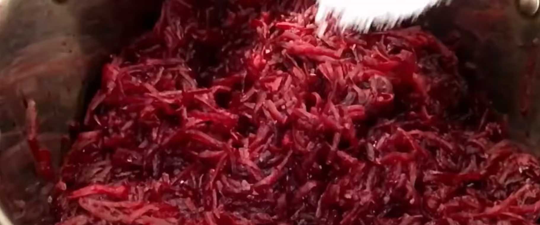 Préparation des betteraves pour l'hiver - Étape 2