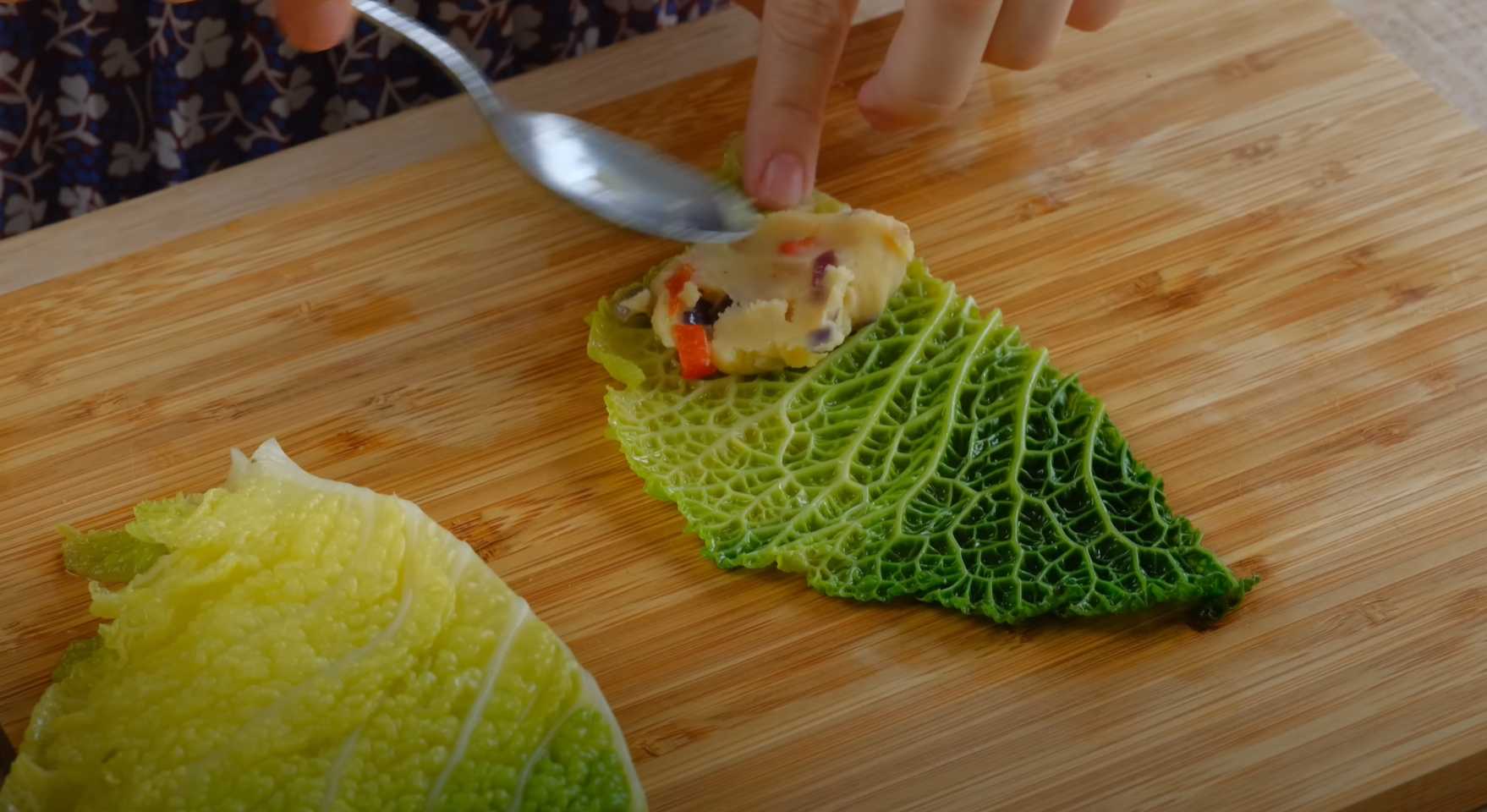 Chou farci végétalien à la Savoie - Étape 9