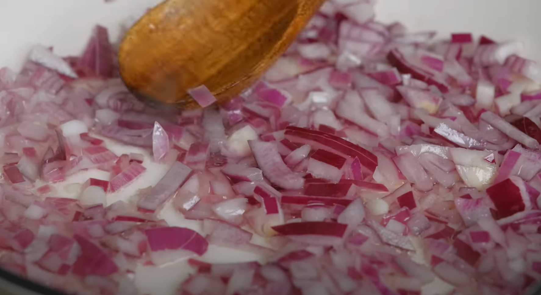 Chou farci végétalien à la Savoie - Étape 4