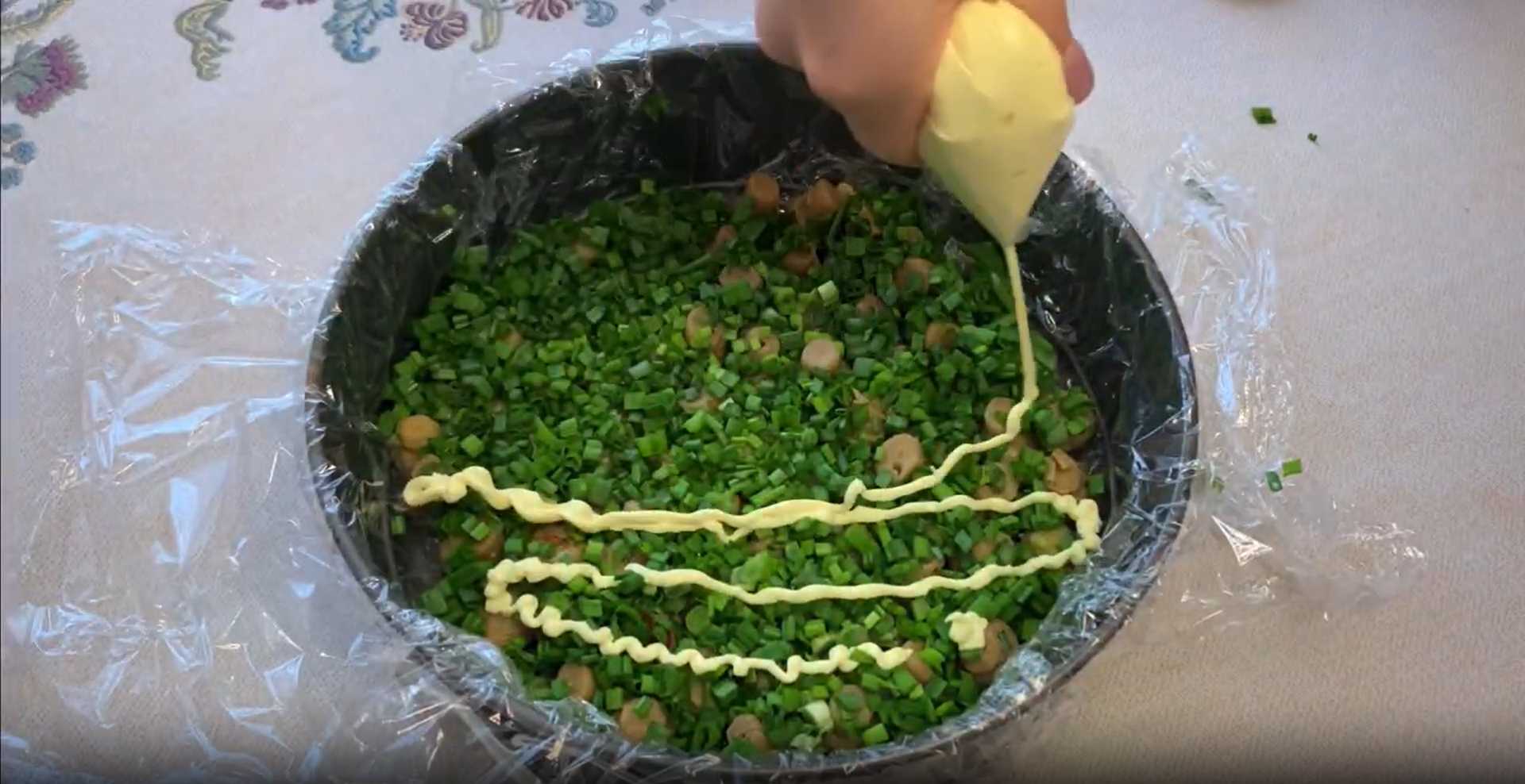 Salade de champignons clairière - Étape 4