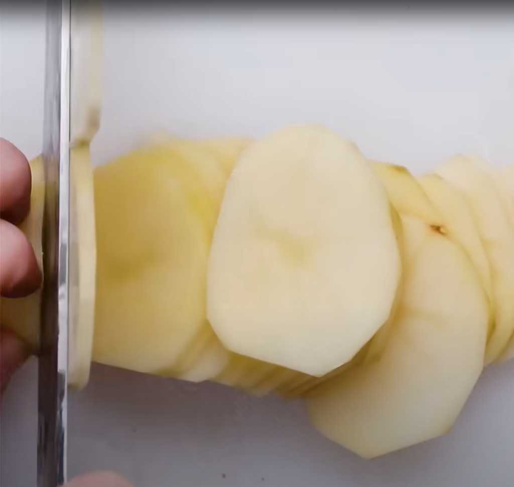 Rouleau de pommes de terre - Étape 1