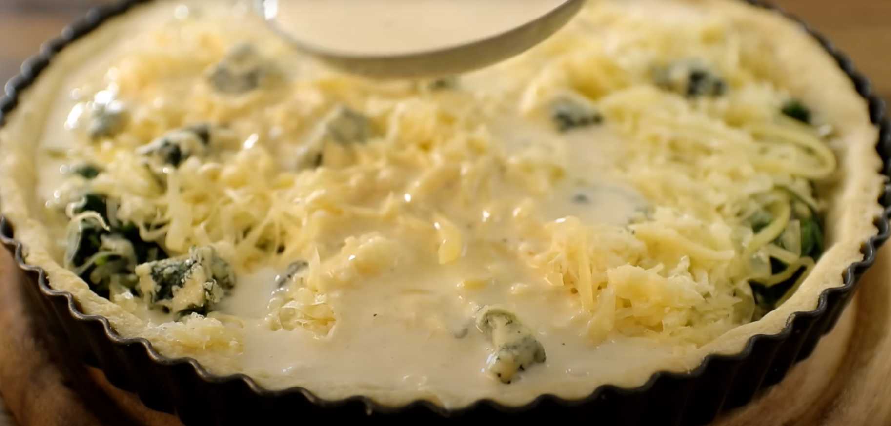 Quiche au fromage et aux épinards - Étape 16