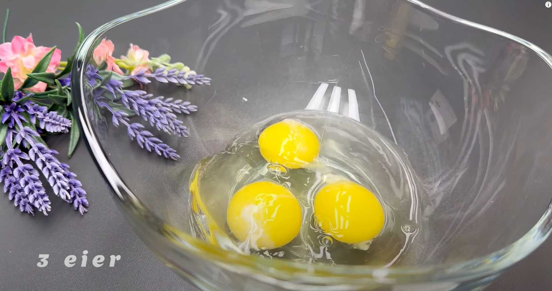 Tarte aux cerises diététique - Étape 1