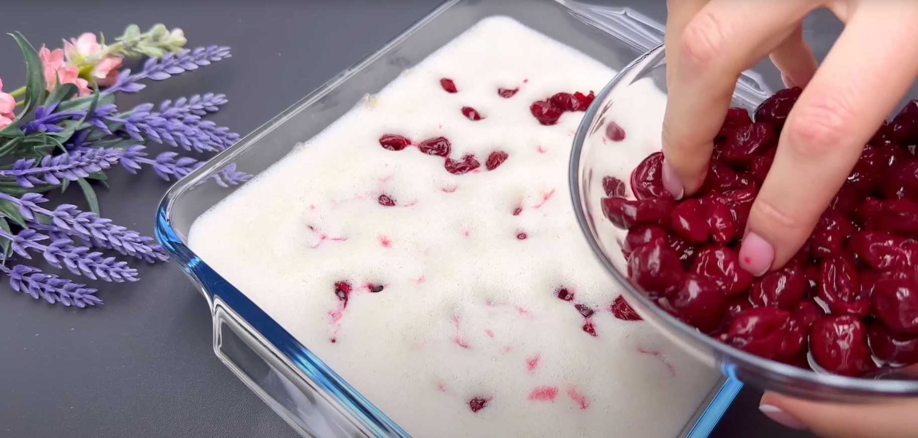 Tarte aux cerises diététique - Étape 5