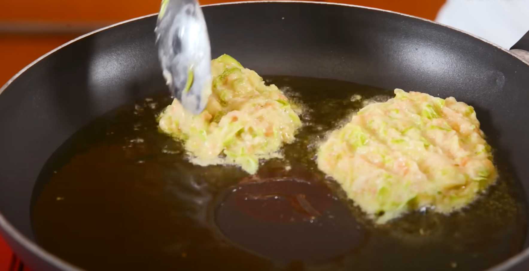 Crêpes aux courgettes - Étape 7