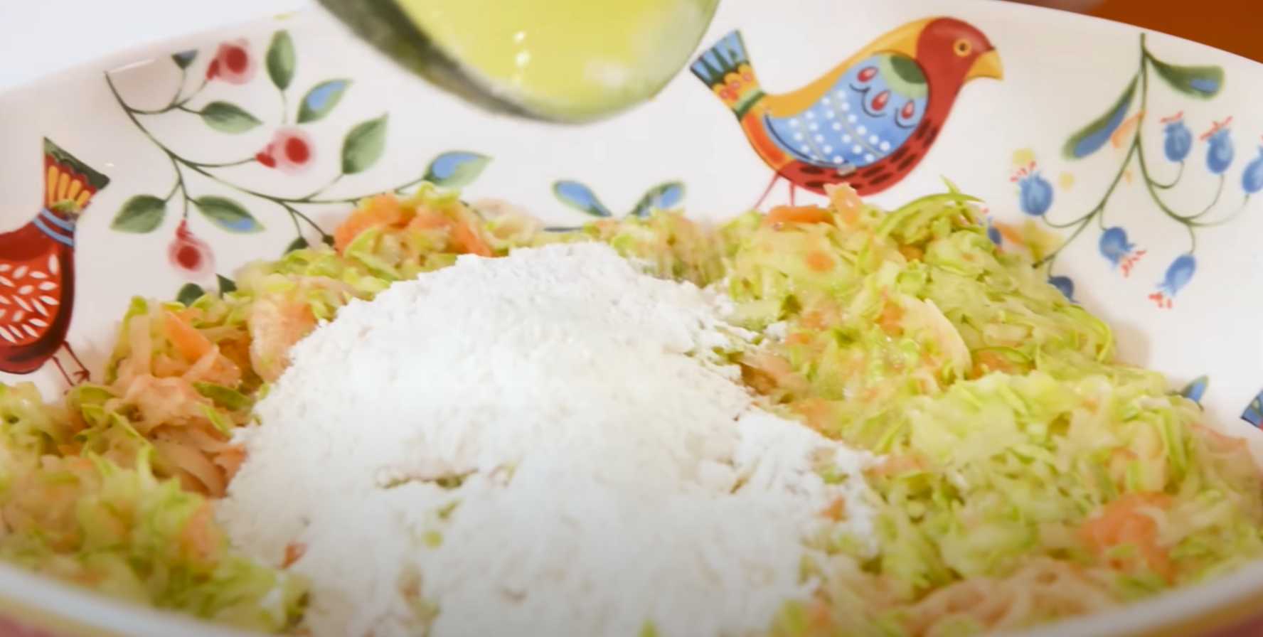 Crêpes aux courgettes - Étape 6