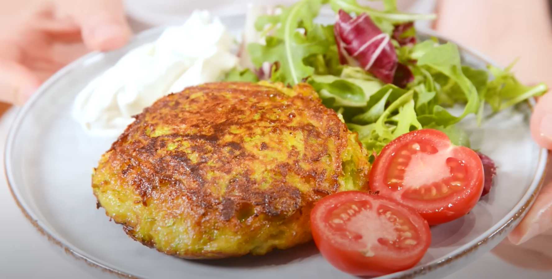 Crêpes aux courgettes - Étape 11