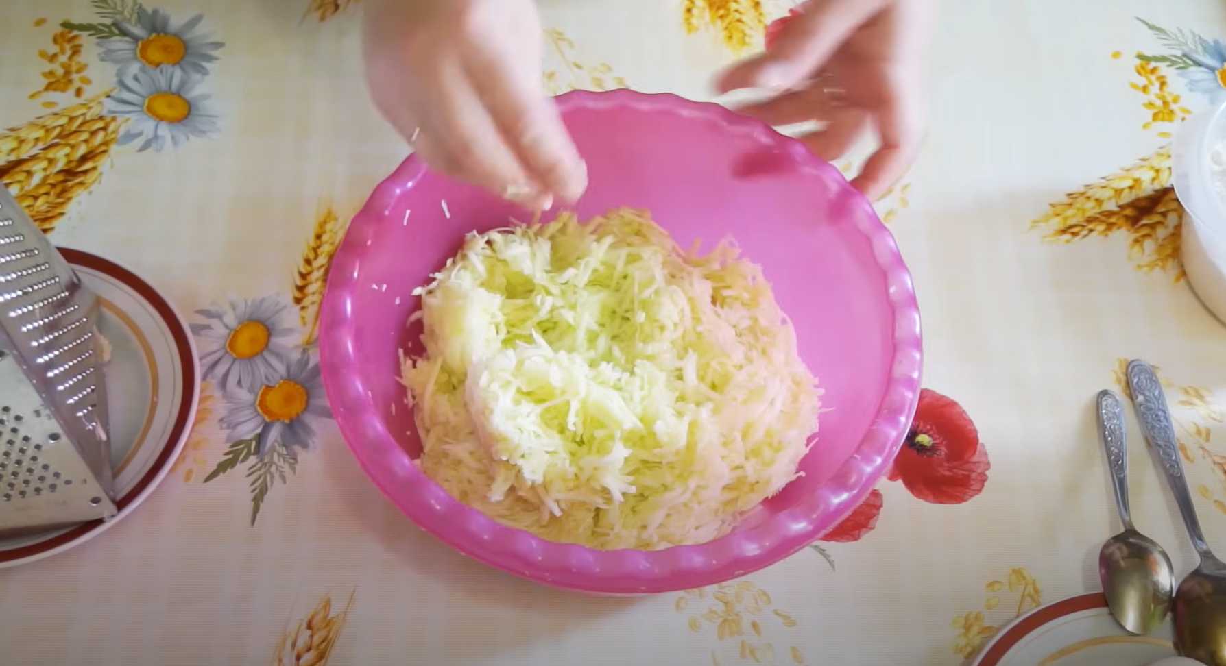 Beignets de courgettes pour les tout-petits - Étape 1