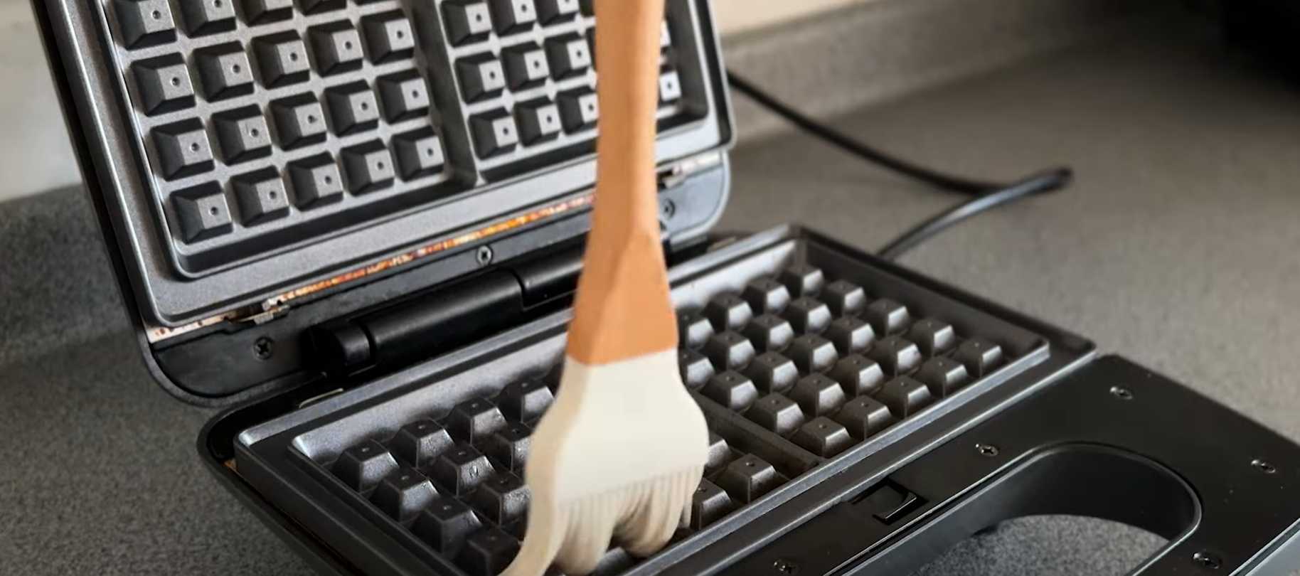 Crêpes de courgettes cuites au gaufrier - Étape 7