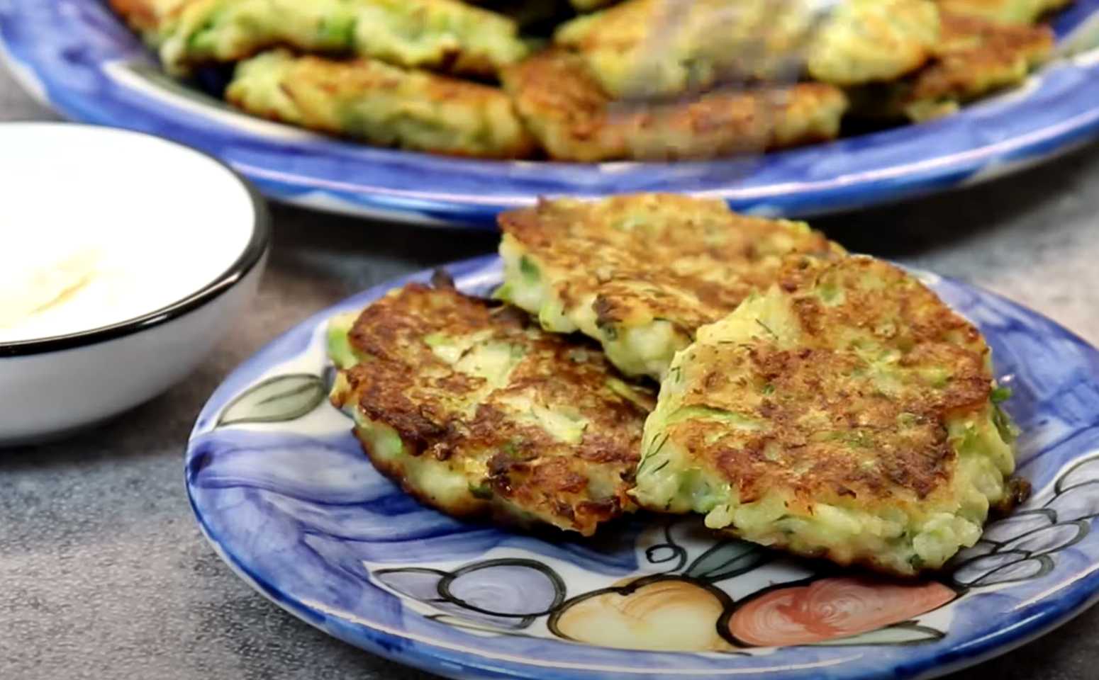 Beignets de courgettes à la grecque - Étape 10