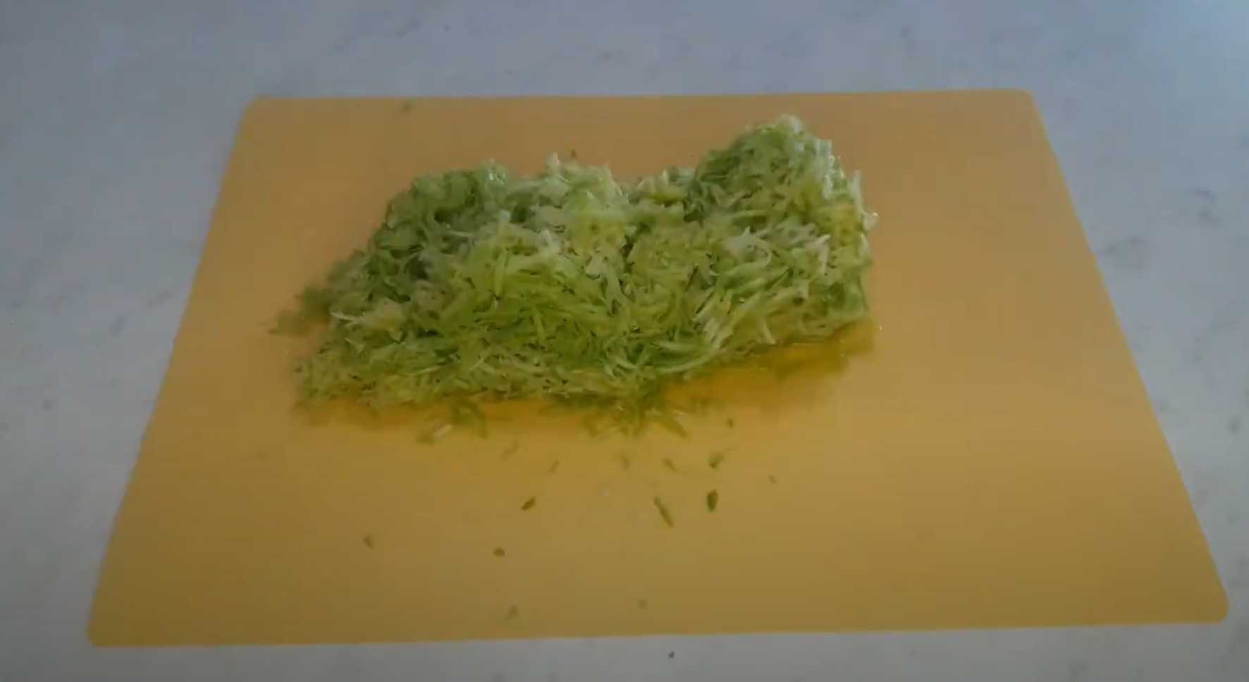 Beignets de courgettes à la farine de riz - Étape 1