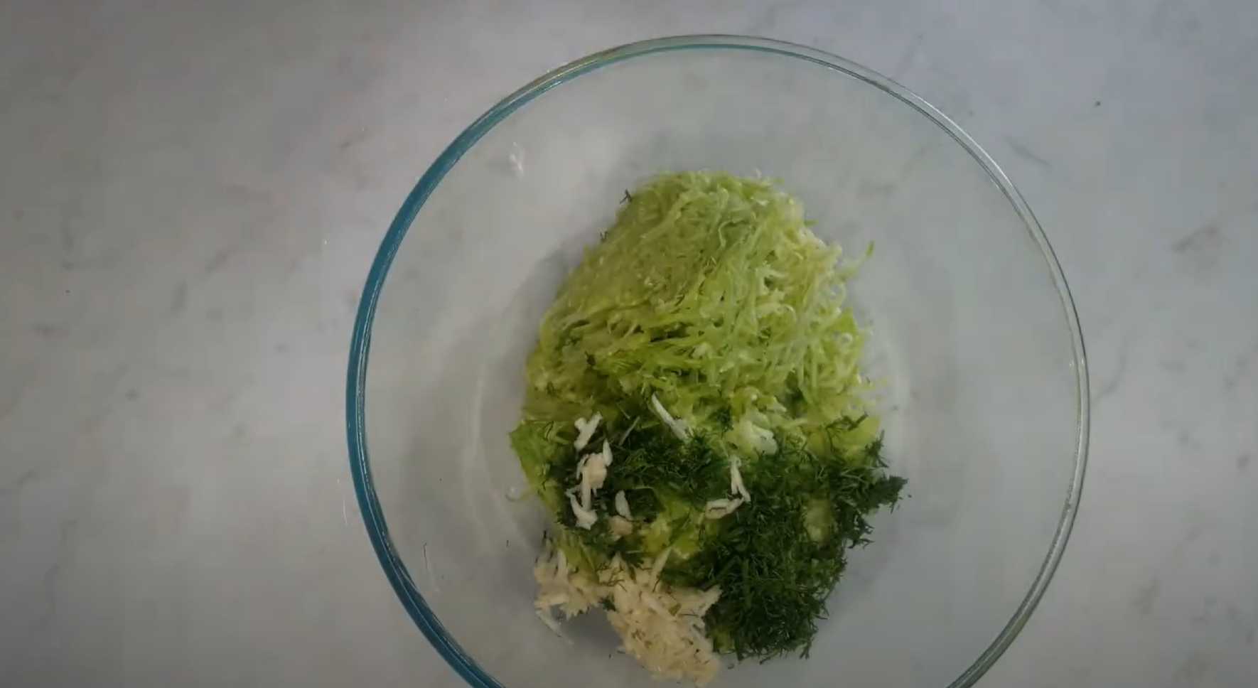 Beignets de courgettes à la farine de riz - Étape 3