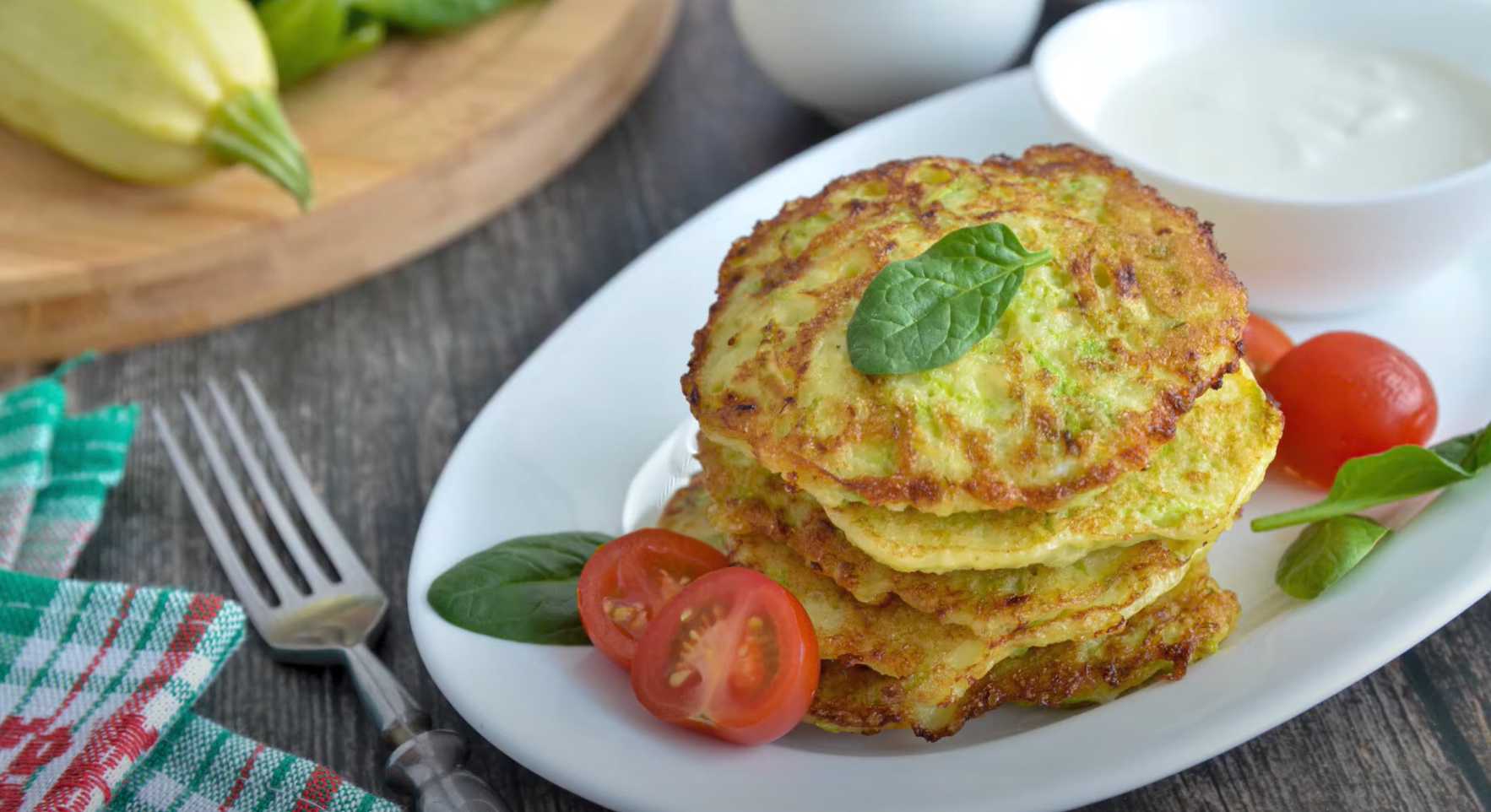 Crêpes de courgettes à la semoule - Étape 4