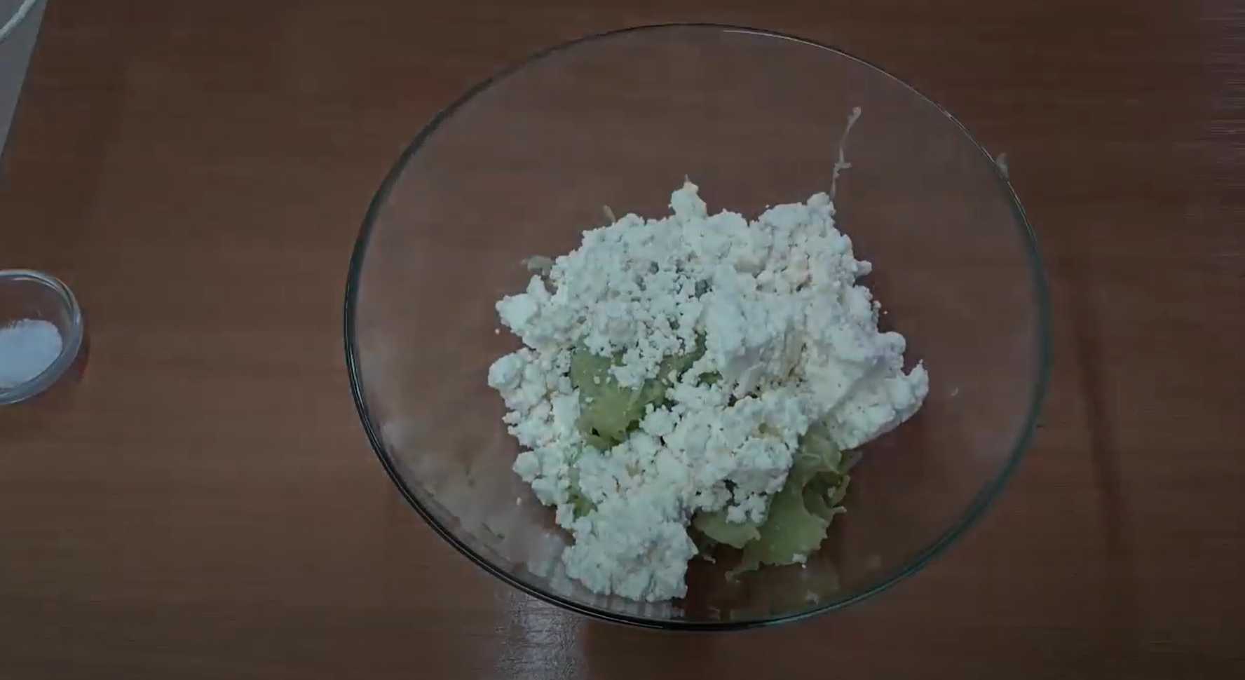 Beignets de courgettes au fromage blanc - Étape 4