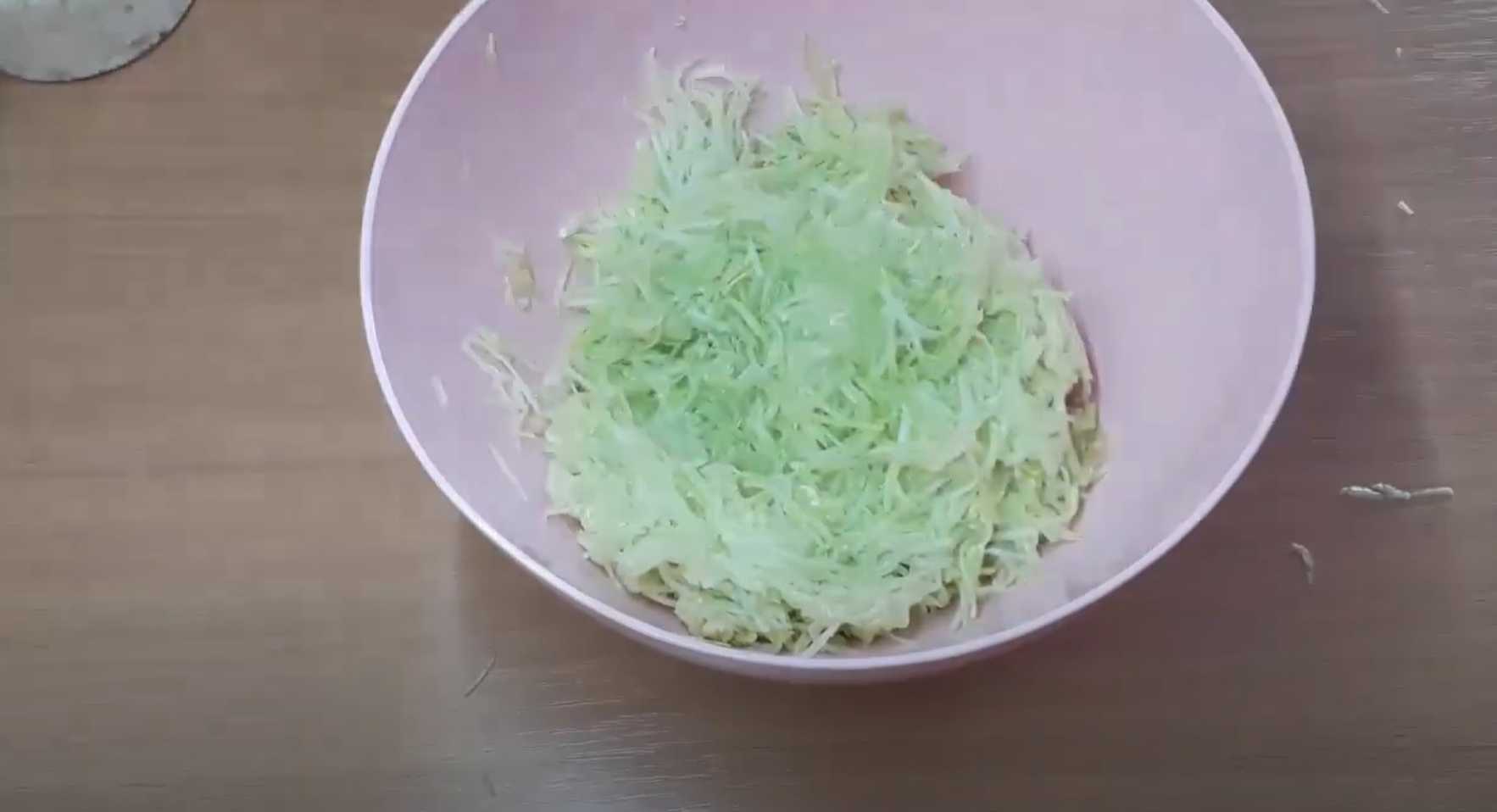 Beignets de courgettes au fromage blanc - Étape 1