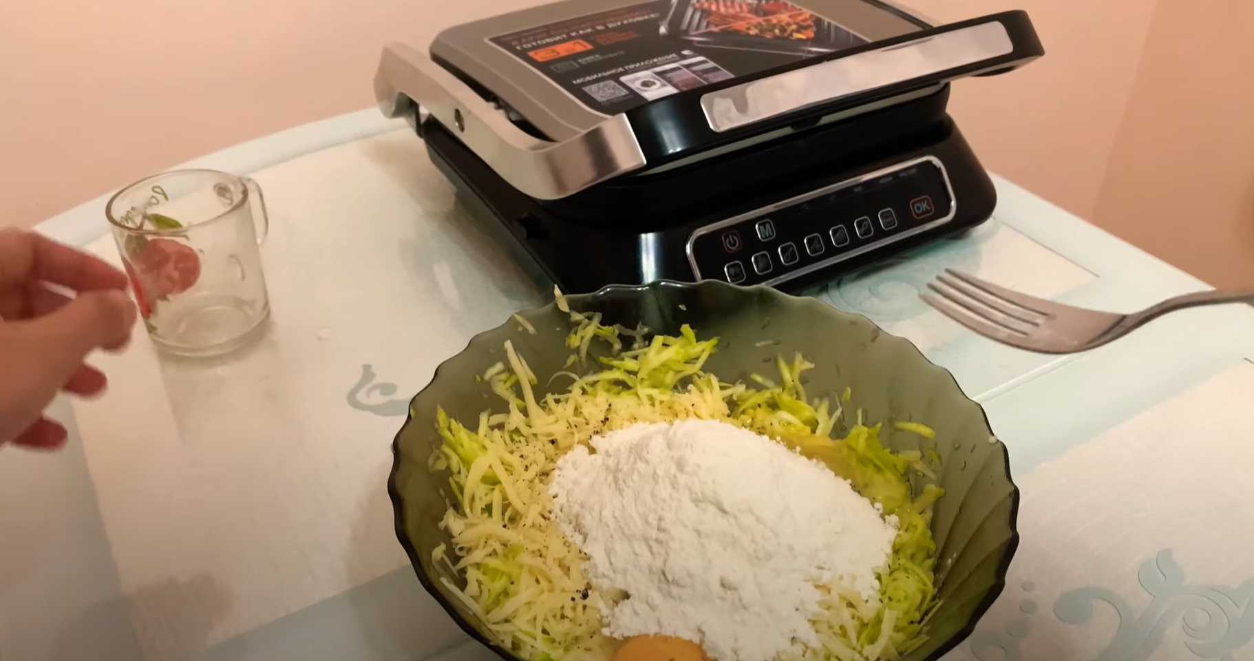 Beignets de courgettes grillées - Étape 6