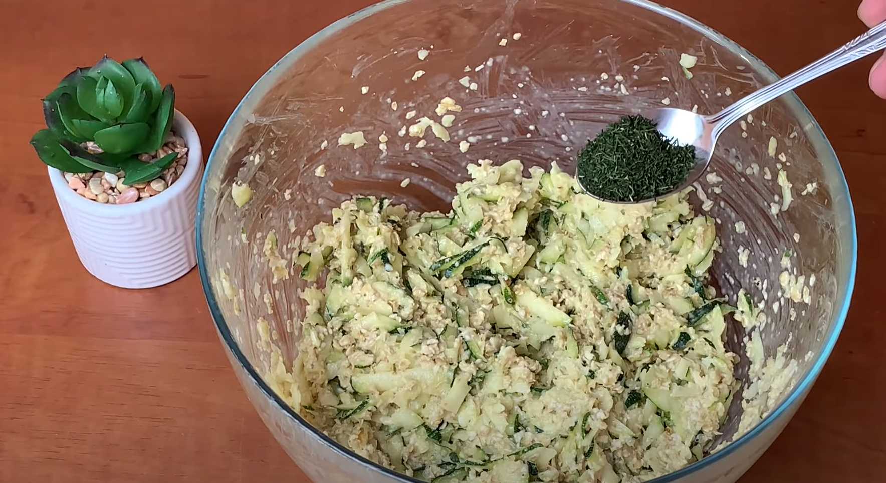 Crêpes aux courgettes et à l'avoine - Étape 4