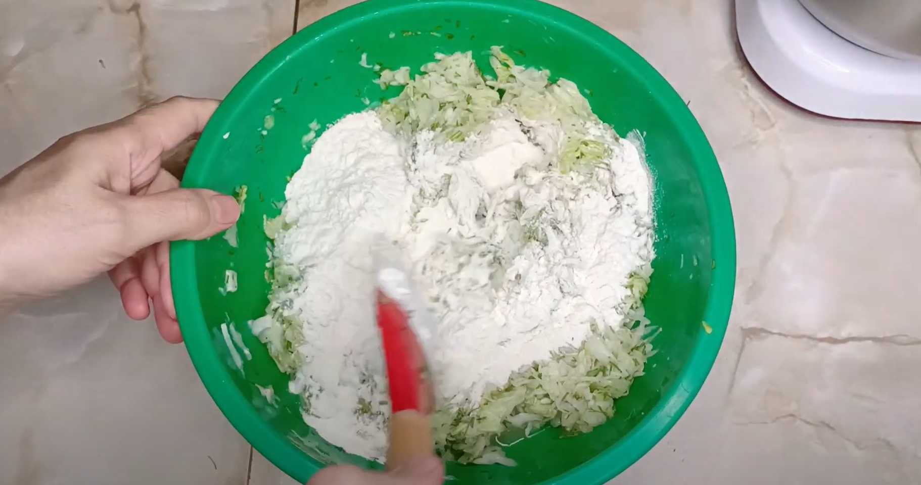 Beignets de courgettes et de chou - Étape 5