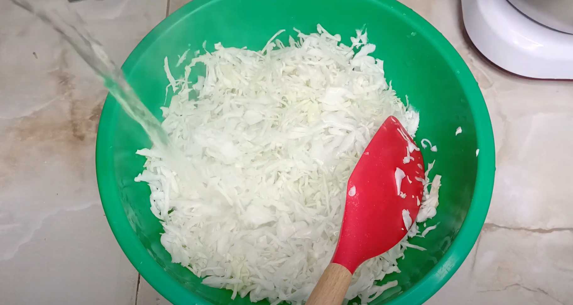 Beignets de courgettes et de chou - Étape 2