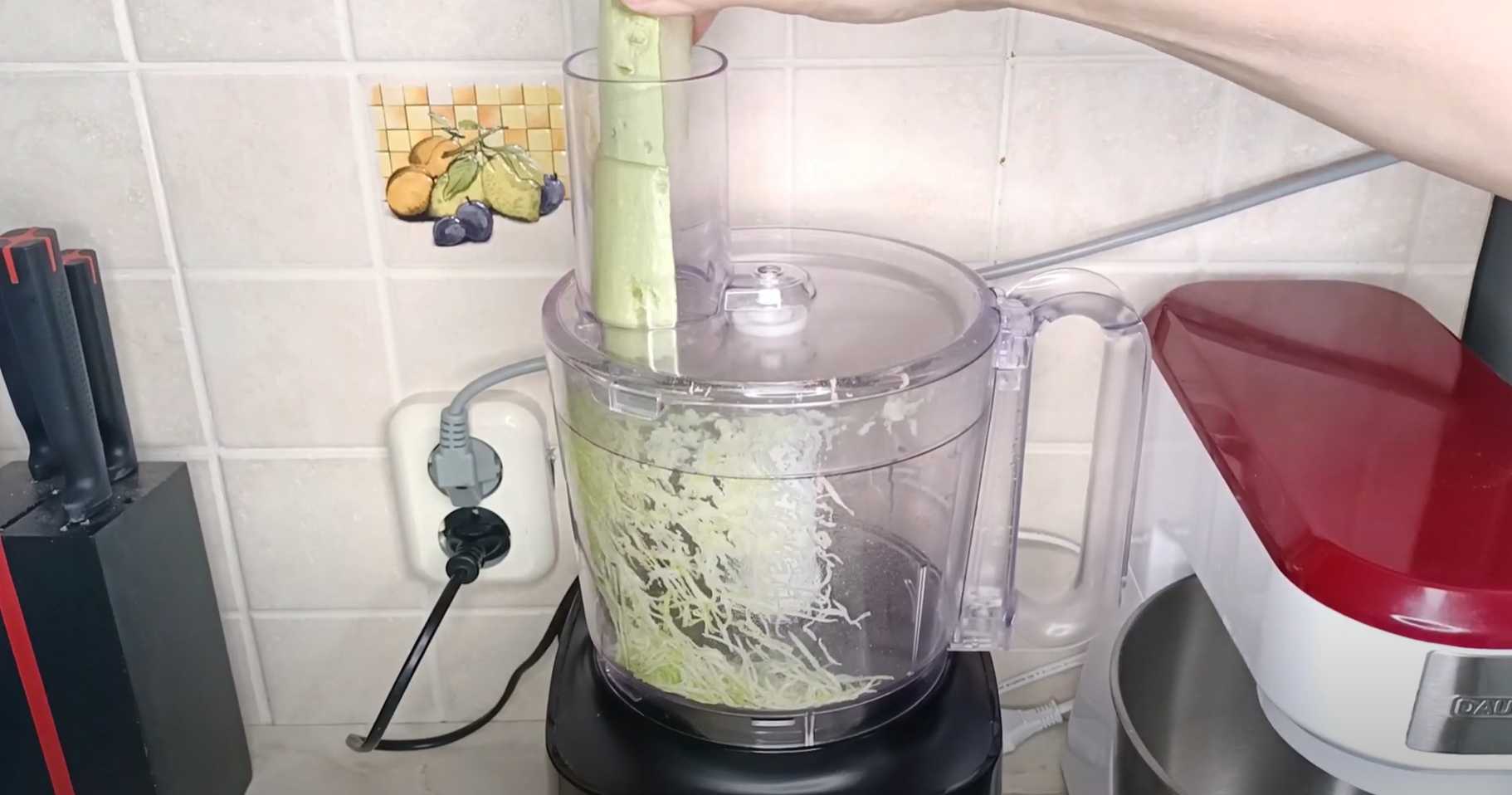 Beignets de courgettes et de chou - Étape 1