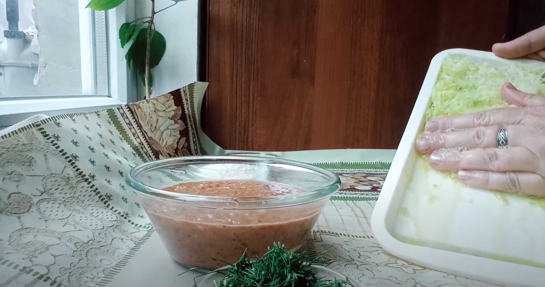 Crêpes au foie et aux courgettes - Étape 2