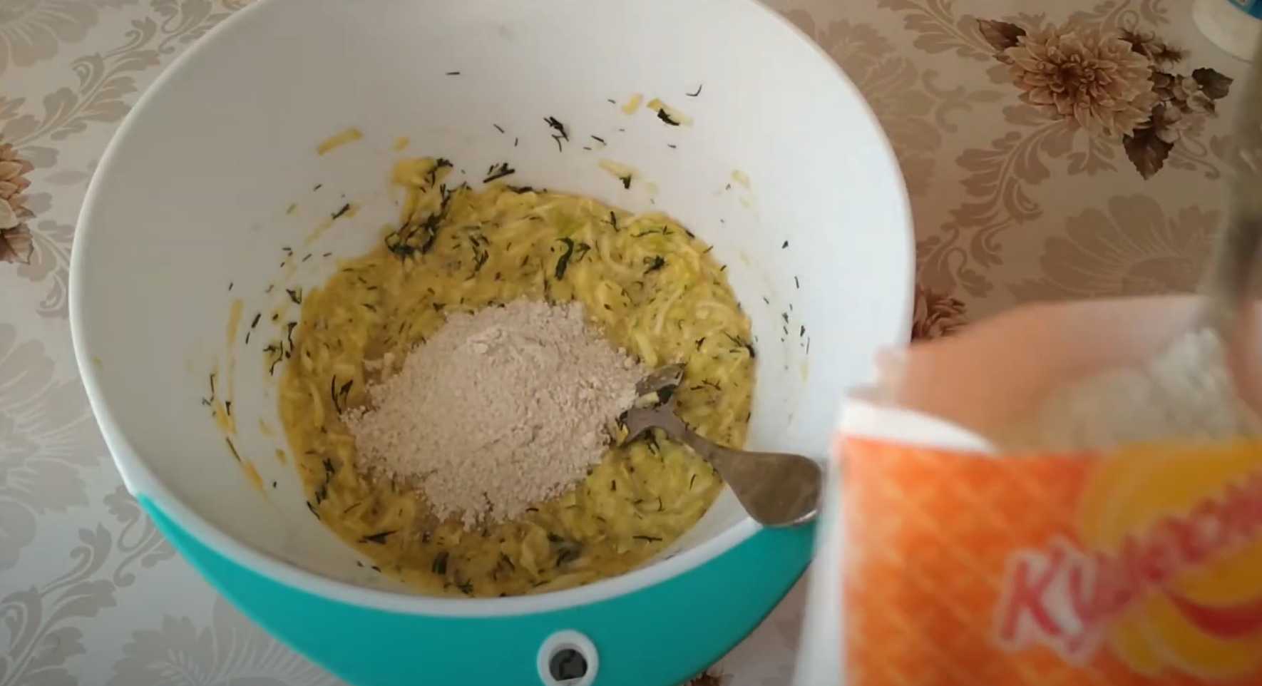 Beignets de courgettes pour diabétiques - Étape 4