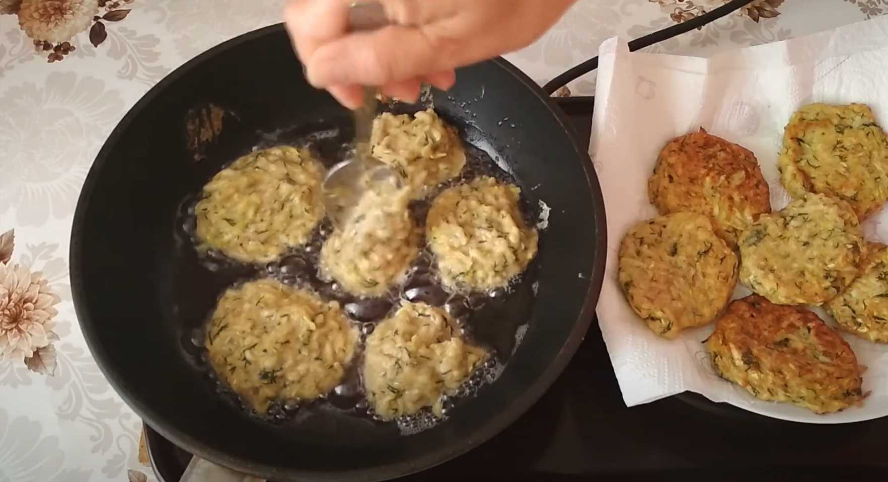 Beignets de courgettes pour diabétiques - Étape 5