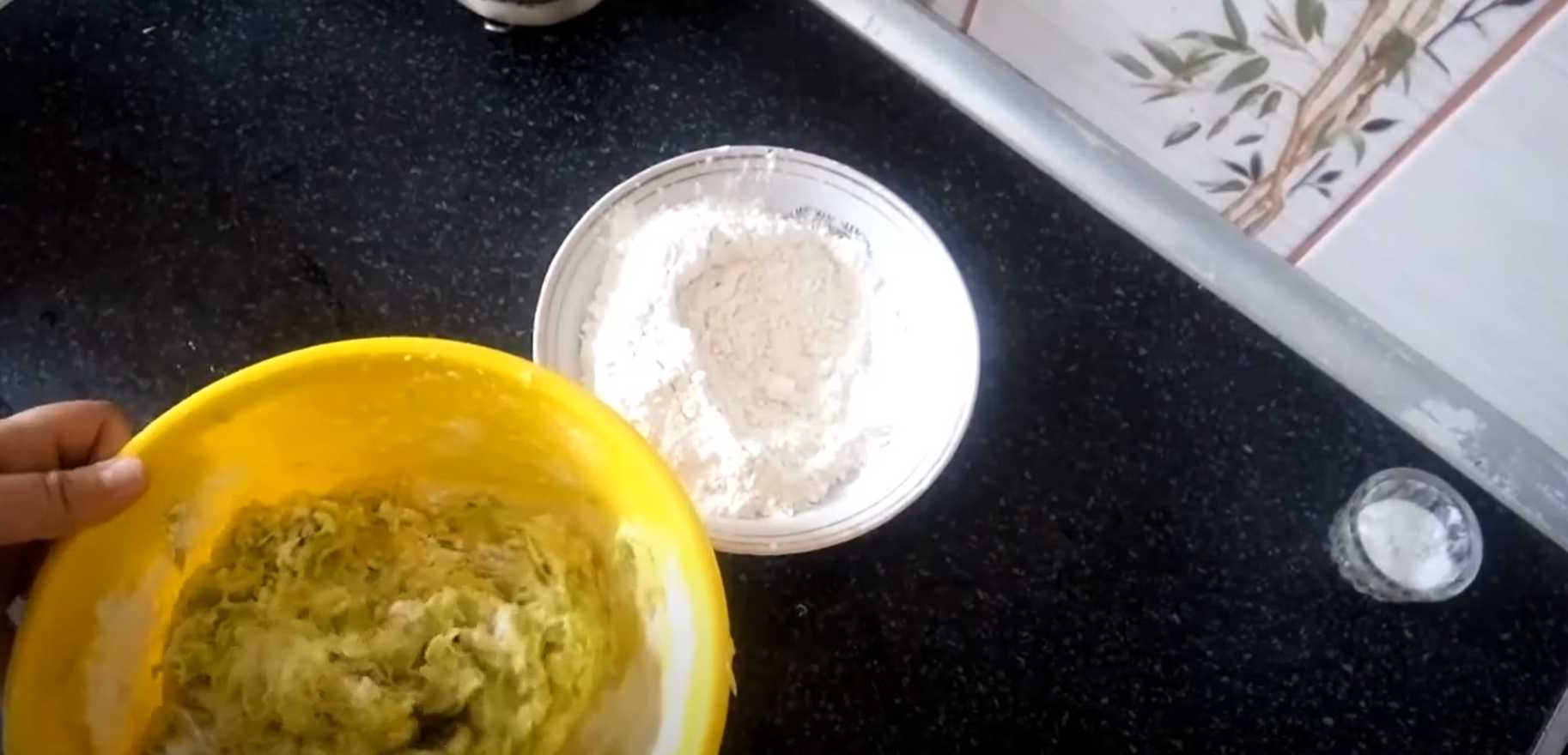 Beignets de courgettes à la vapeur - Étape 7