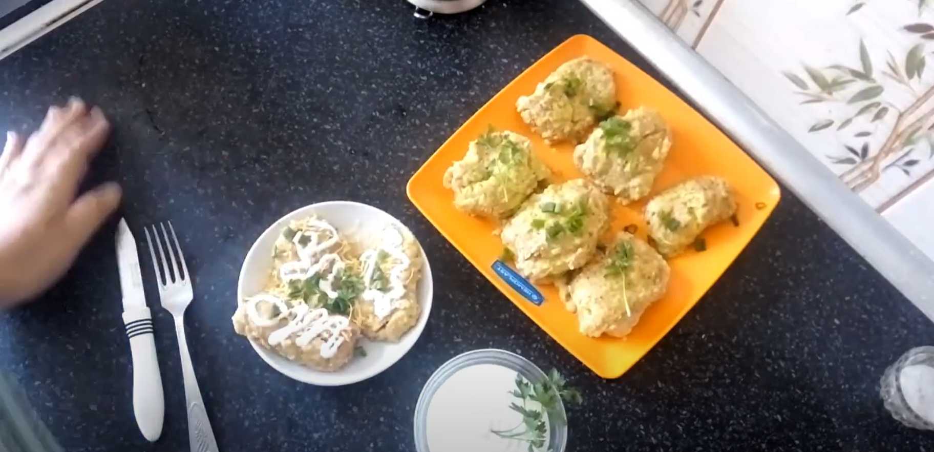 Beignets de courgettes à la vapeur - Étape 9