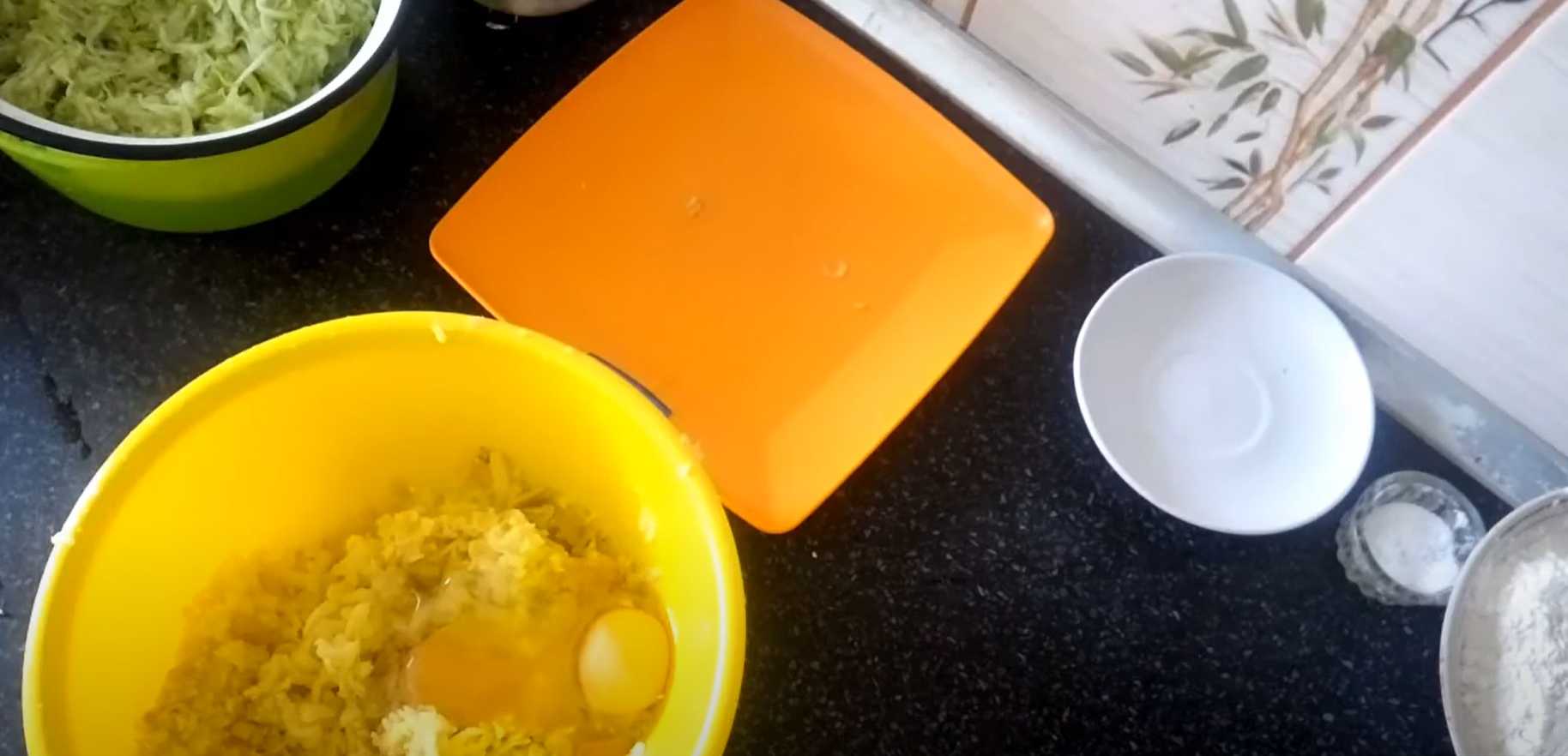 Beignets de courgettes à la vapeur - Étape 5