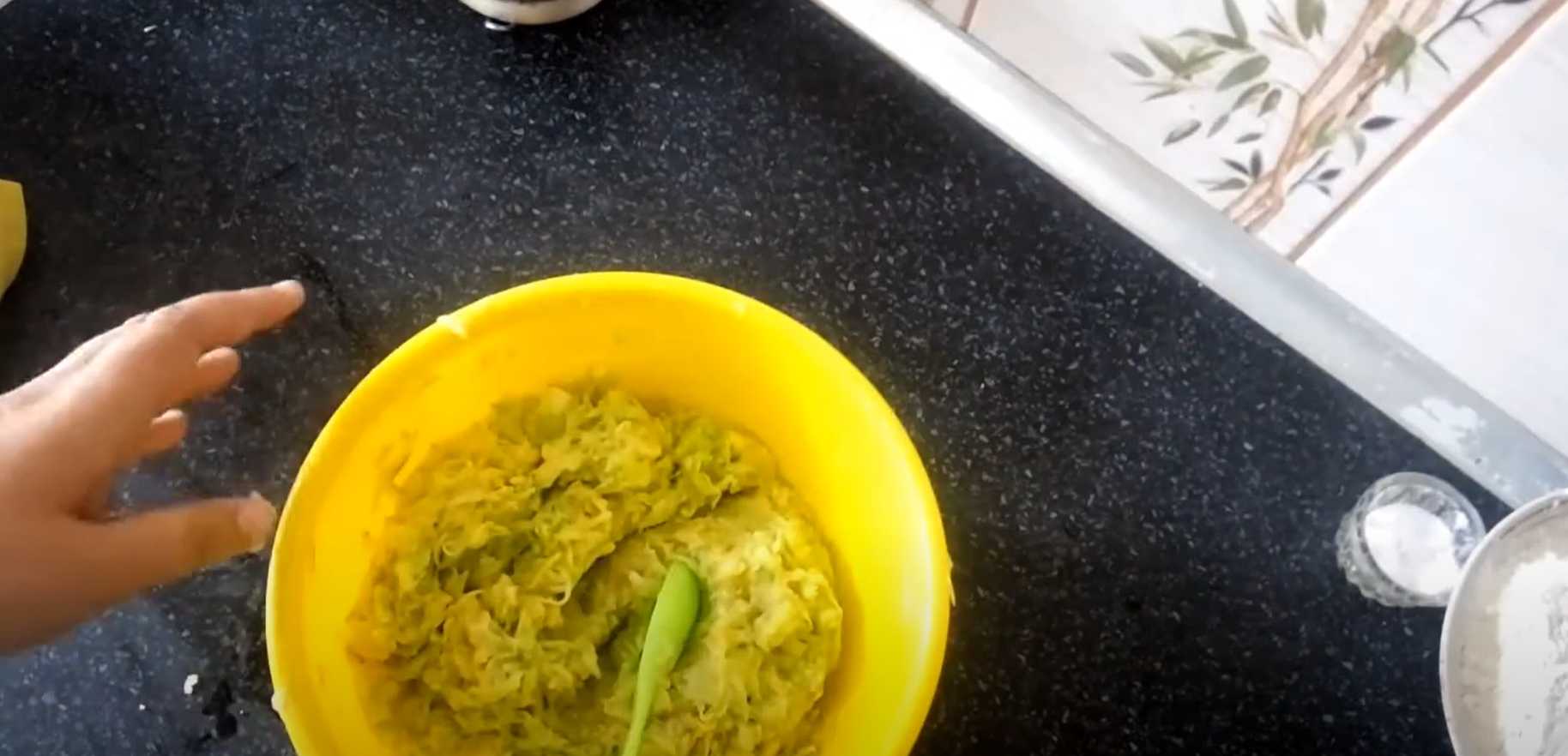 Beignets de courgettes à la vapeur - Étape 6