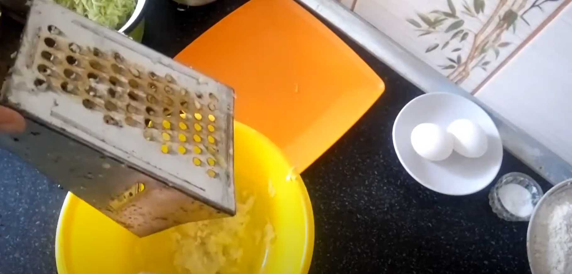 Beignets de courgettes à la vapeur - Étape 3