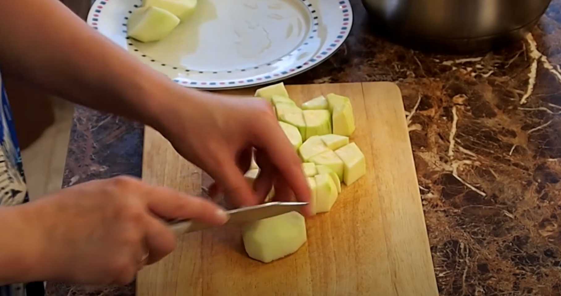 Beignets de courgettes et de pommes à la poêle - Étape 3