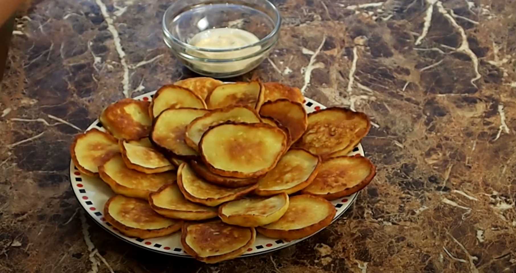 Crêpes aux courgettes et aux pommes à la poêle - Étape 5