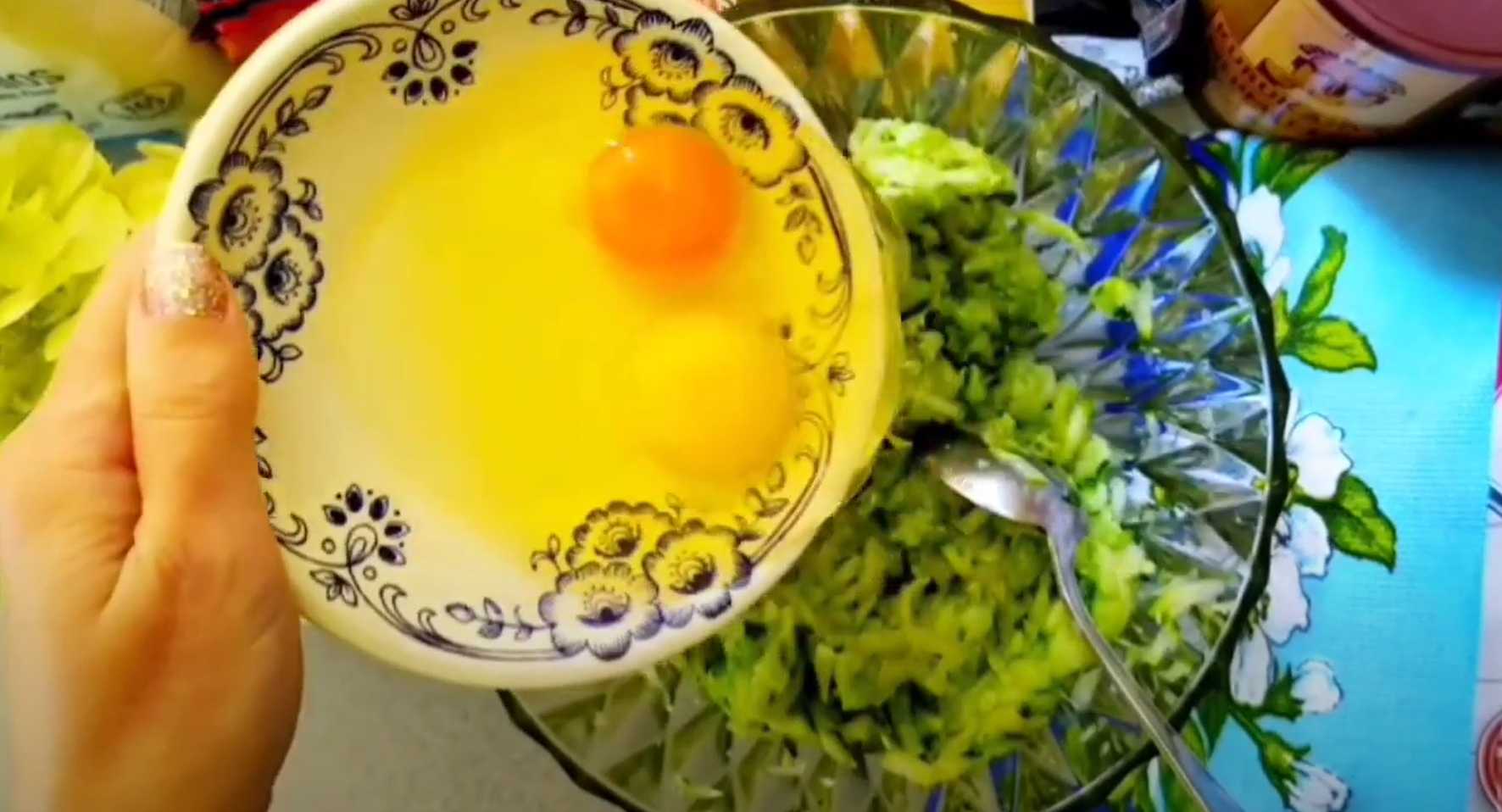 Beignets de courgettes et d'oignons - Étape 2