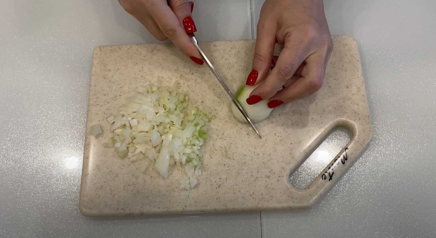 Crêpes au poulet et aux courgettes - Étape 2