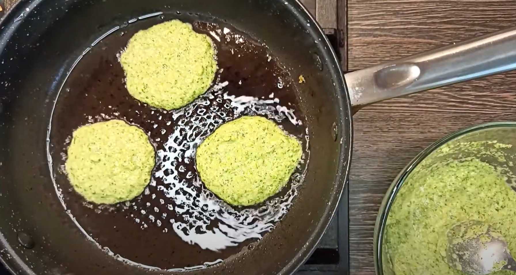 Beignets de courgettes et d'épinards - Étape 3