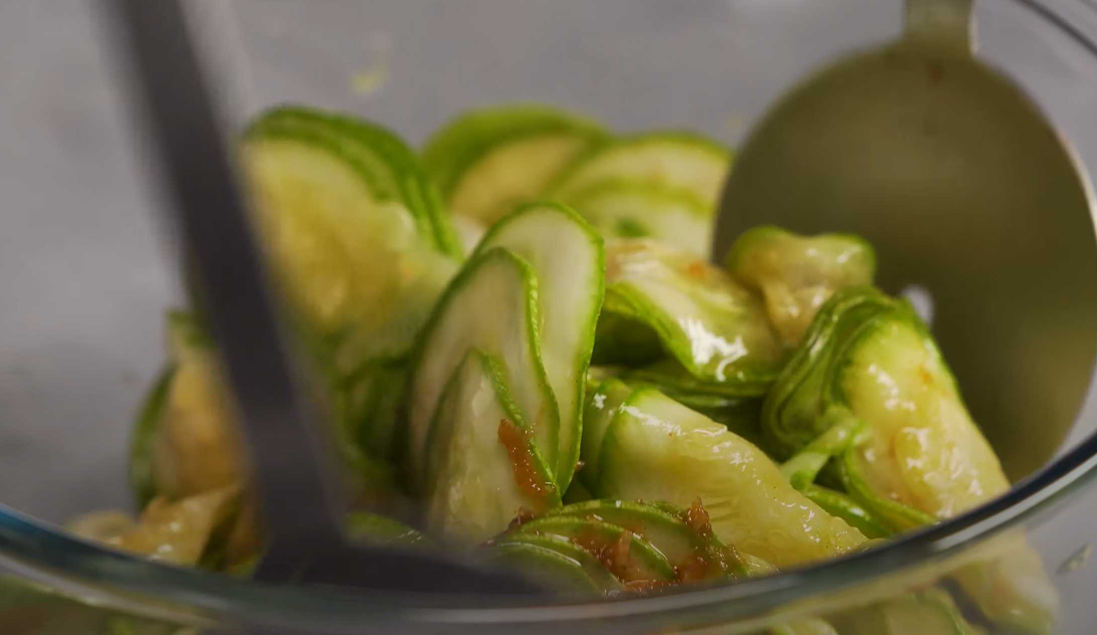 Courgettes marinées à la japonaise - Étape 5