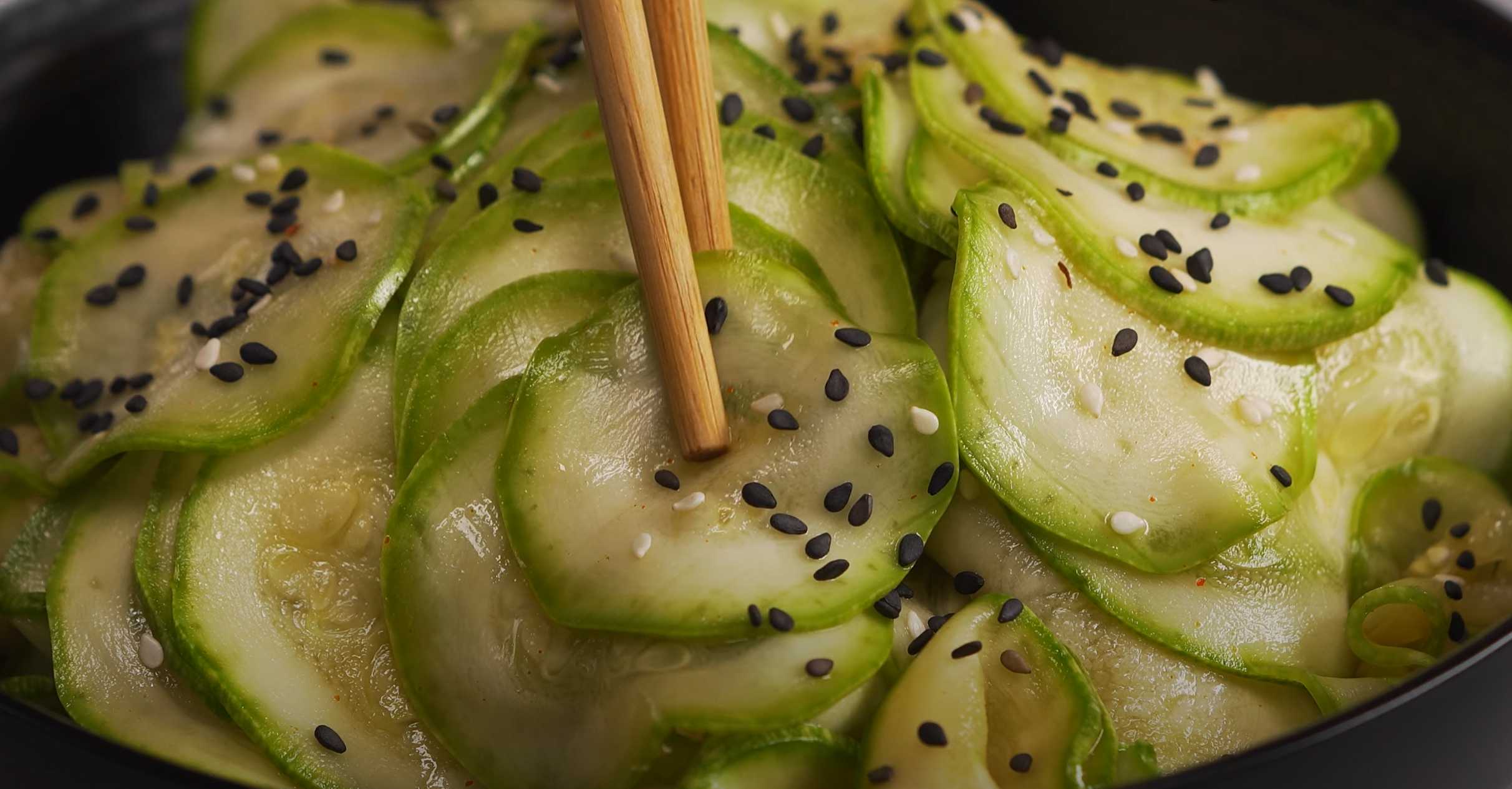 Courgettes marinées à la japonaise - Étape 6