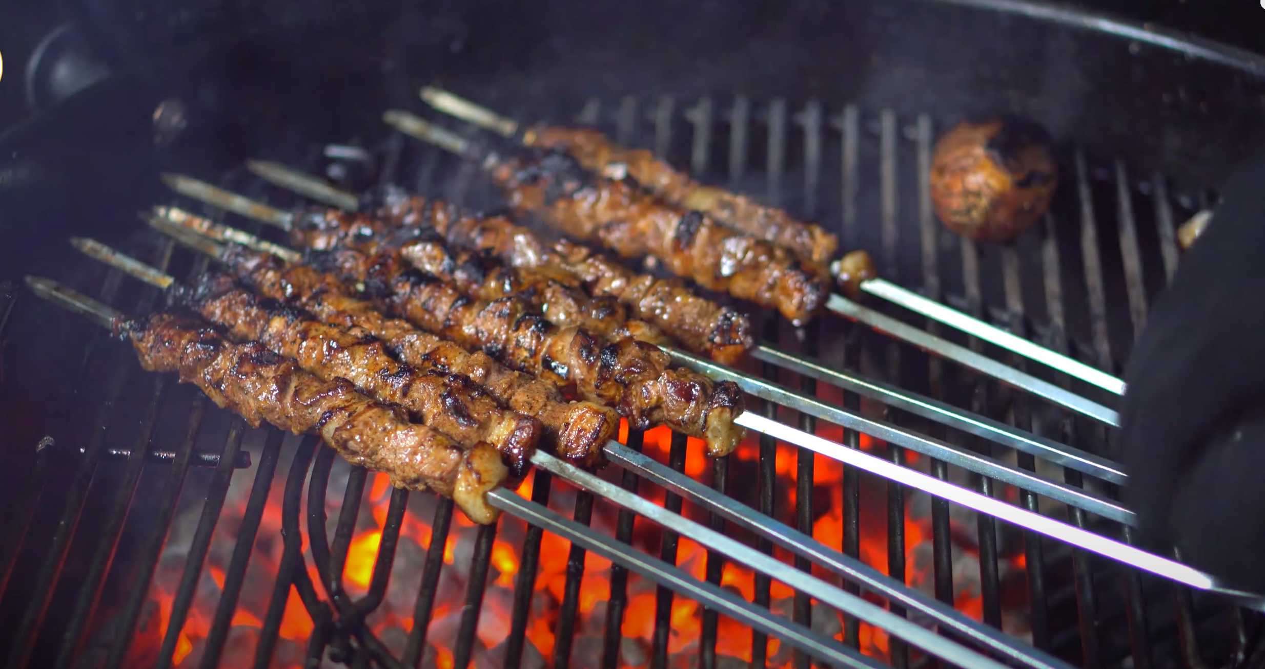 Brochettes d'agneau grillées - Étape 13