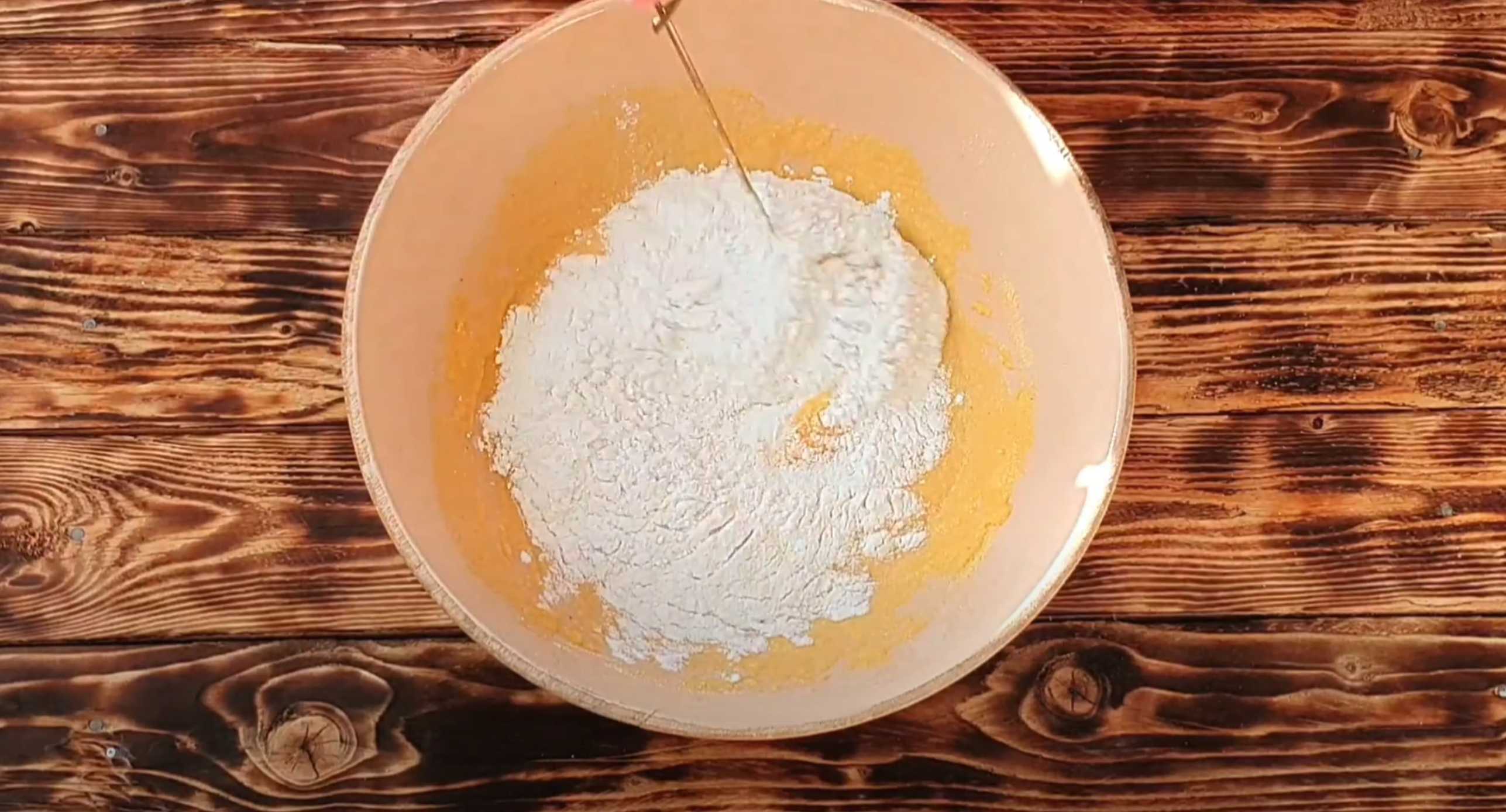 Charlotte PP à la farine de maïs - Étape 3