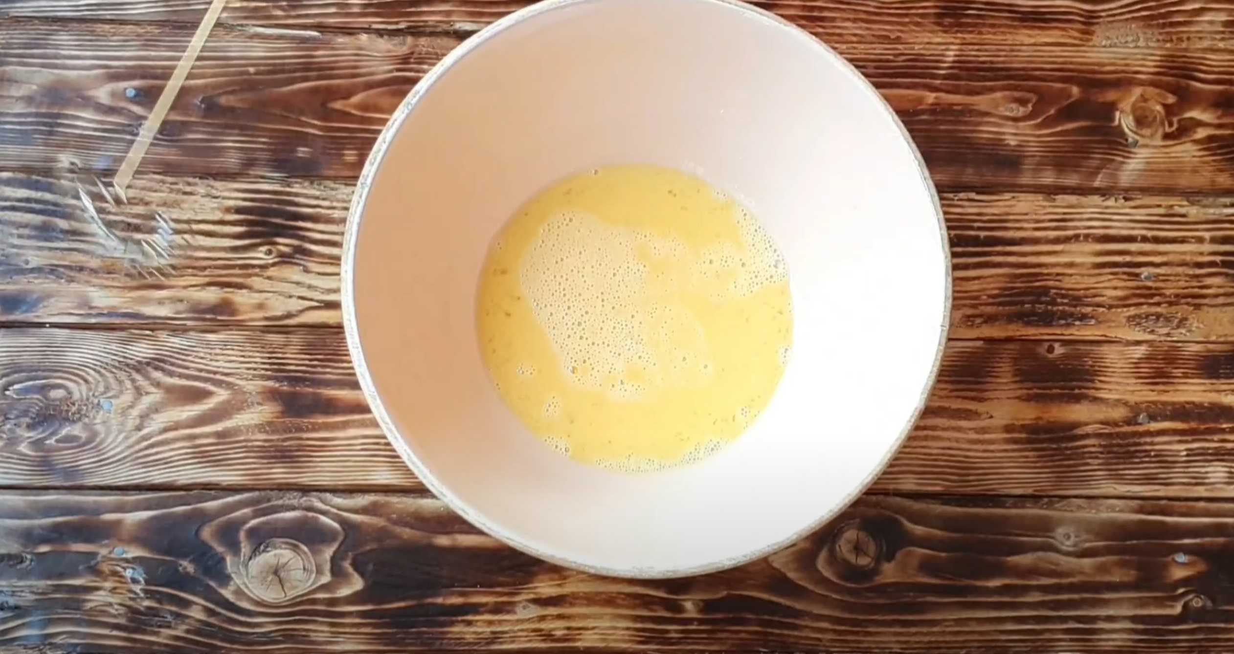 Charlotte PP à la farine de maïs - Étape 1